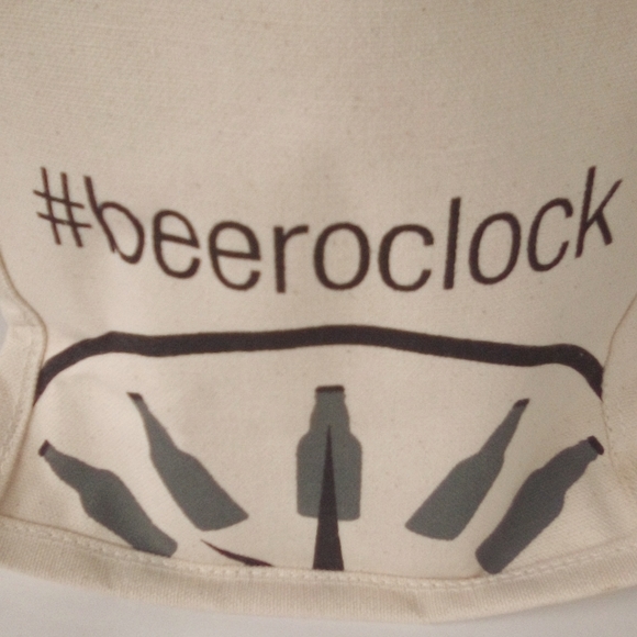 Beer Enjoy Empty Repeat Upcycled Canvas 6pk Beer Caddy Carrier - Picture 3 of 5